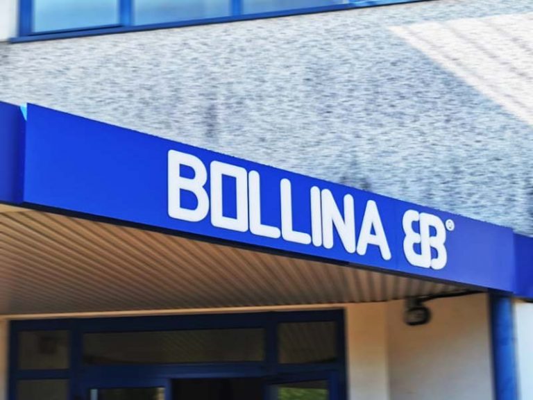 insegna luminosa a cassonetto bollina srl bologna