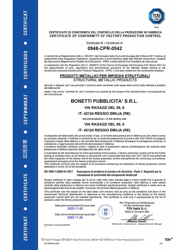 Certificato-Conformità-(0948-CPR-0542)_Pagina_1
